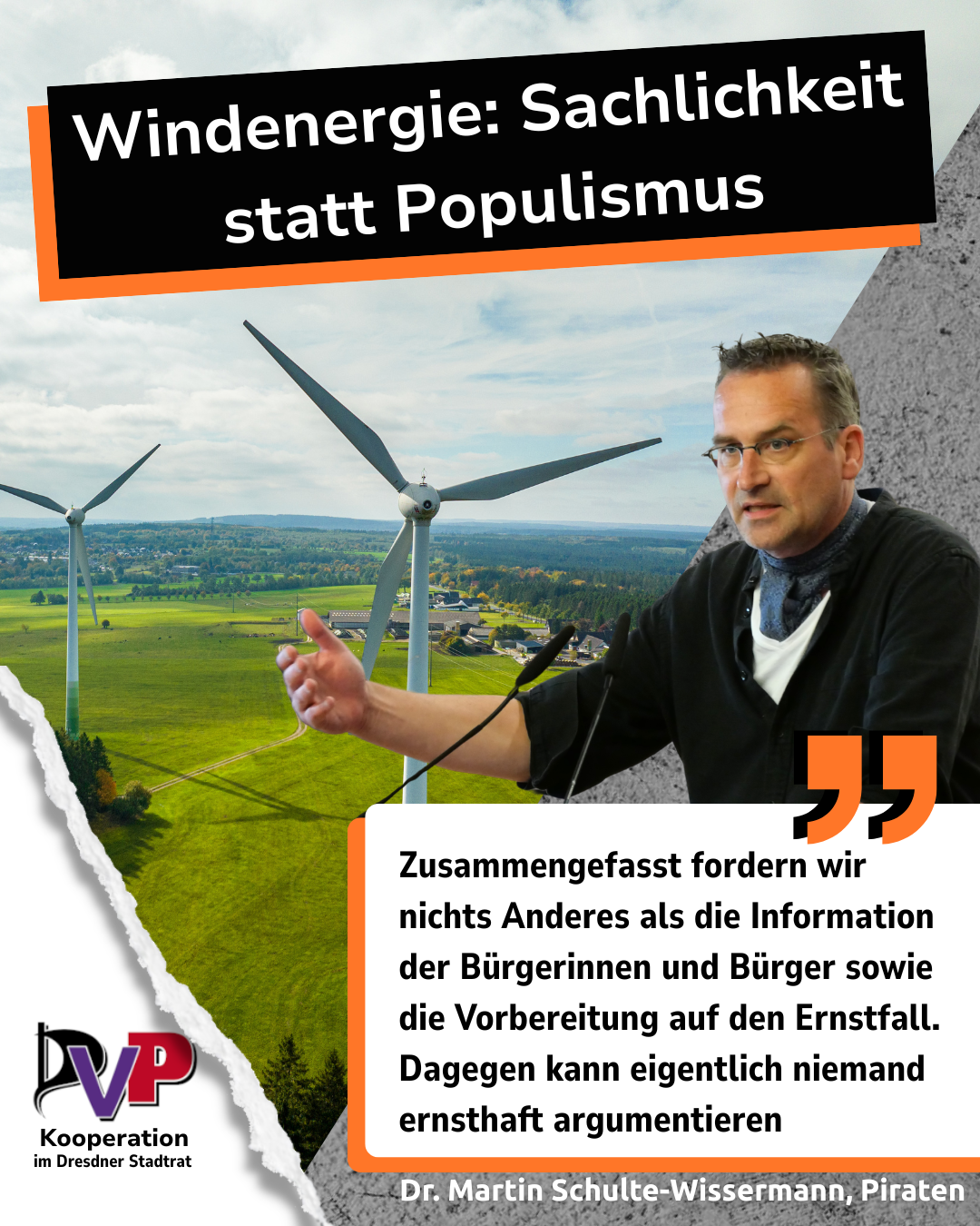 „Sachlichkeit statt Populismus“